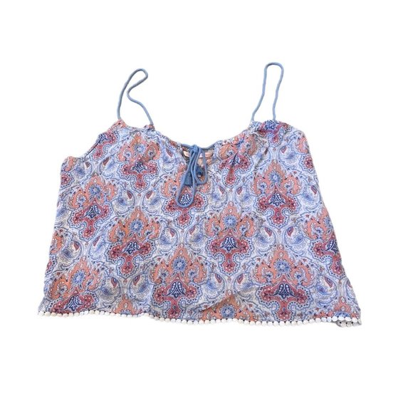 Victoria secret paisley print sleep tank top size large - Picture 1 of 4